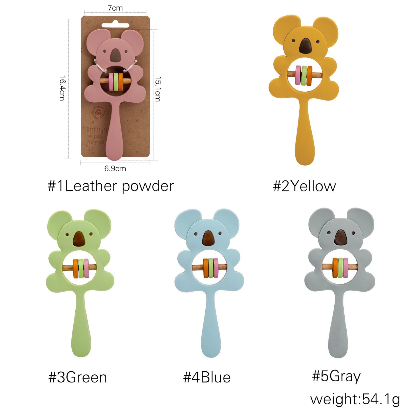 Animal Shape Silicone Teether